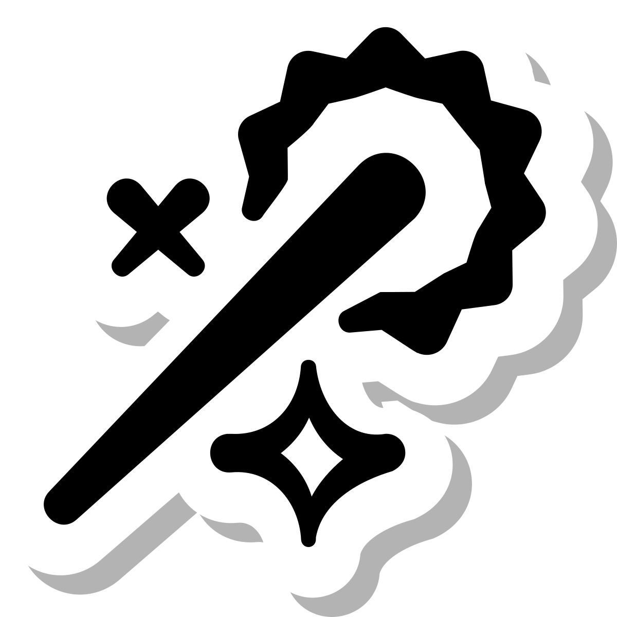 stickers duotone style fantasy icon