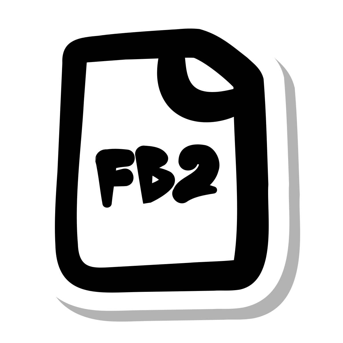 stickers duotone style fb2 icon