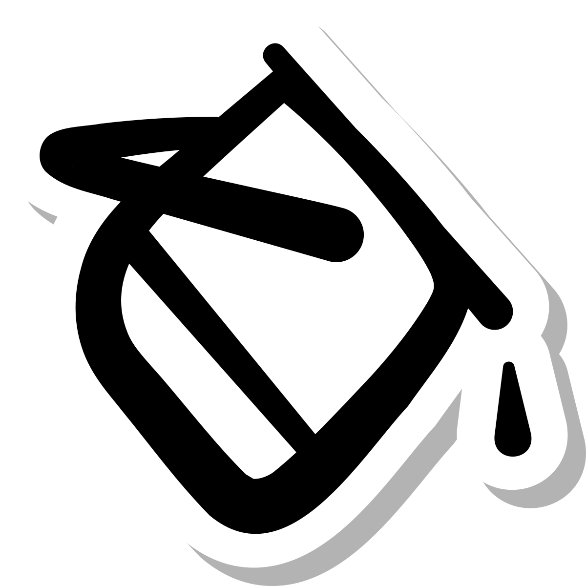 stickers duotone style fill color icon