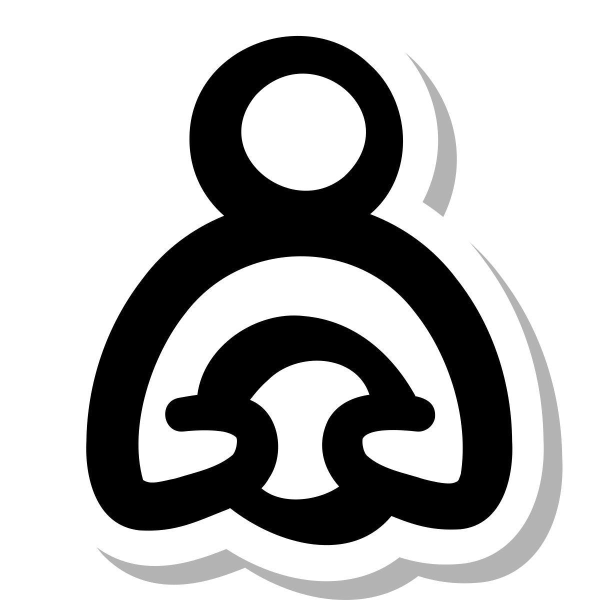 stickers duotone style fortune teller icon