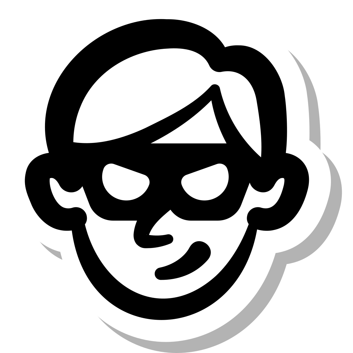 stickers duotone style fraud icon