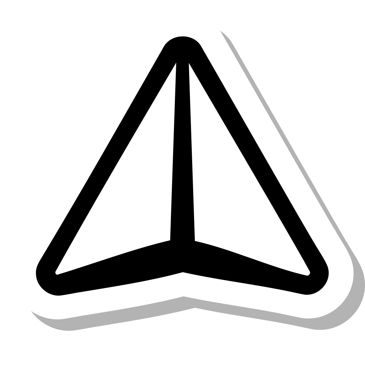 stickers duotone style gps device icon