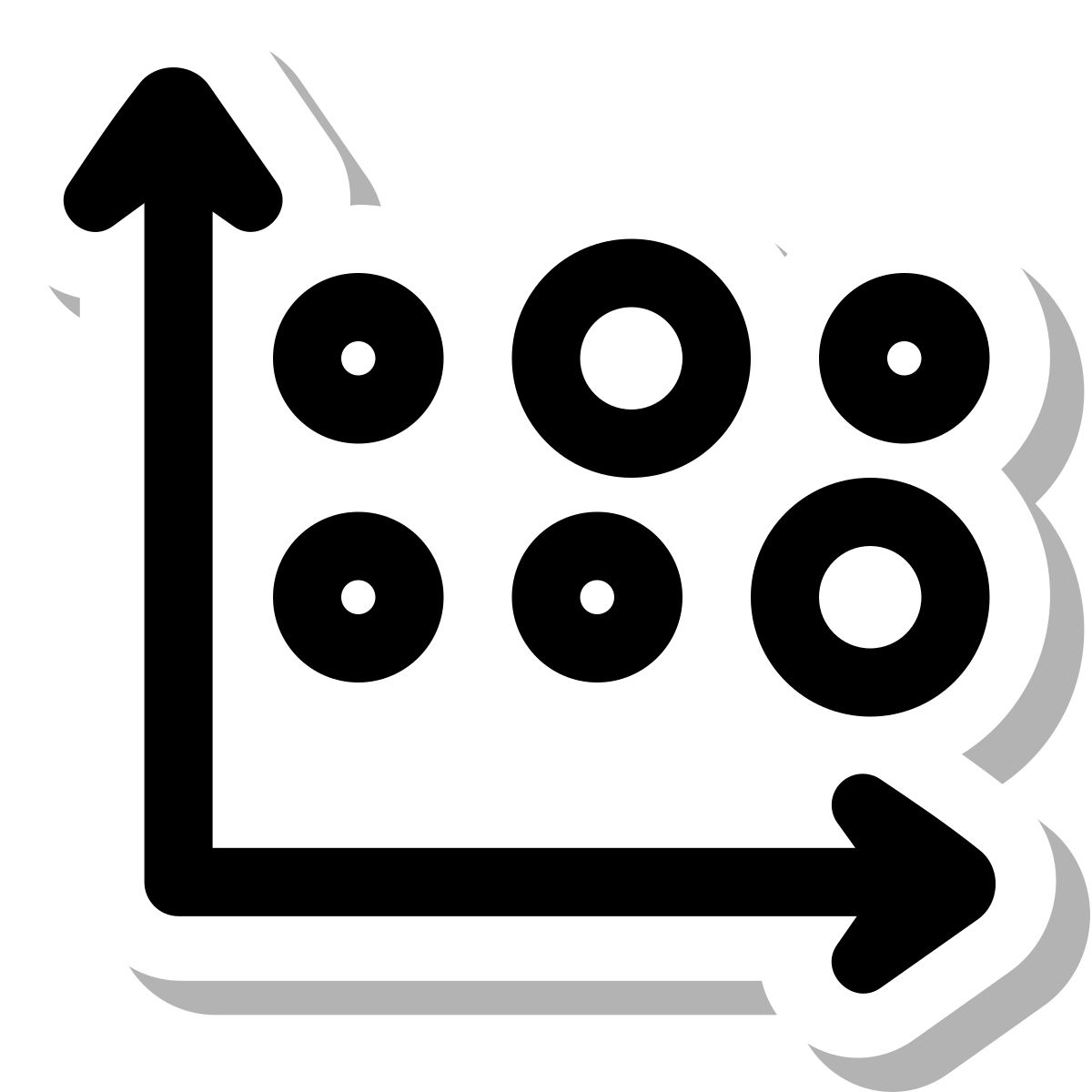 stickers duotone style heat map icon