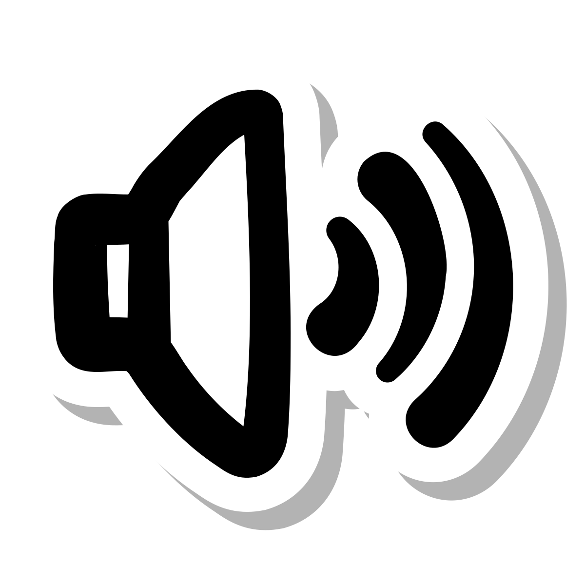 stickers duotone style high volume icon