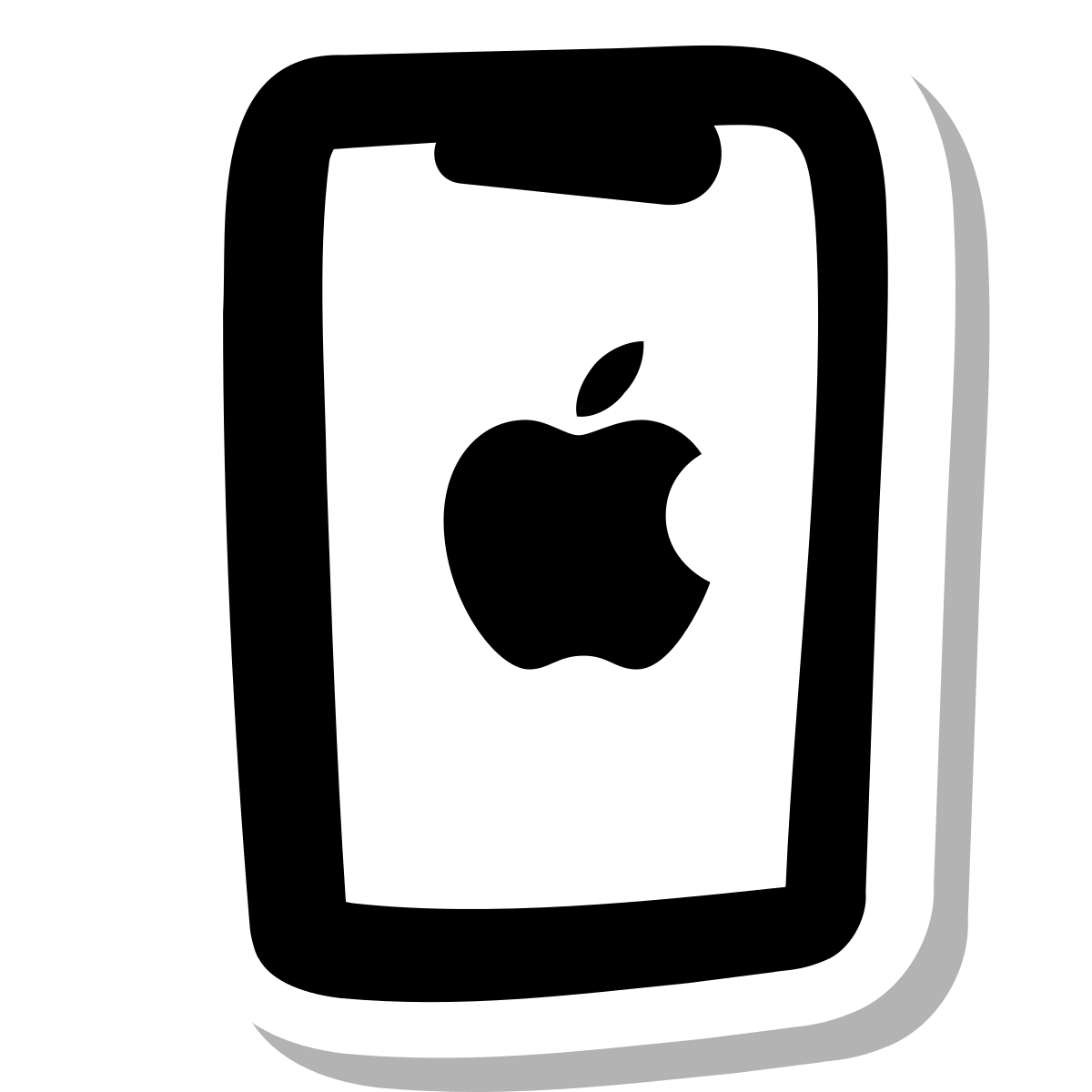 stickers duotone style iphone x icon