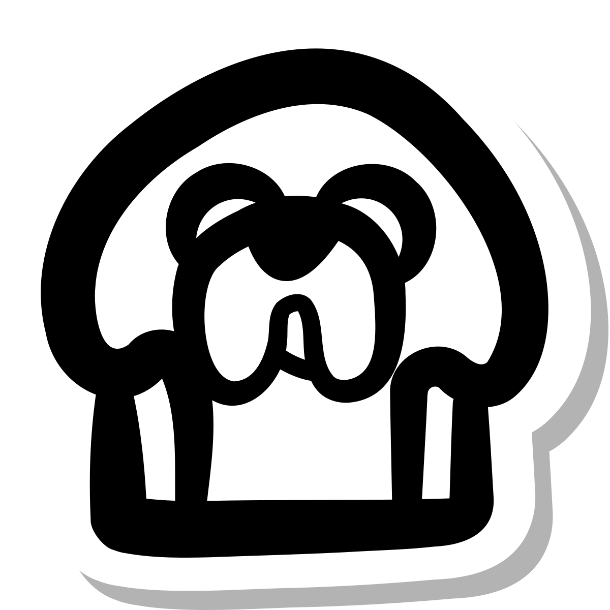 stickers duotone style jake icon