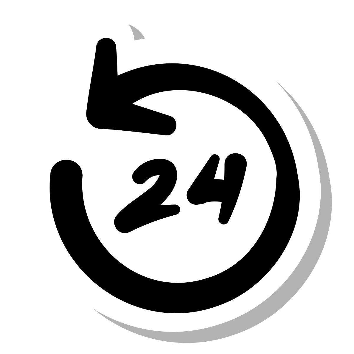 stickers duotone style last 24 hours icon