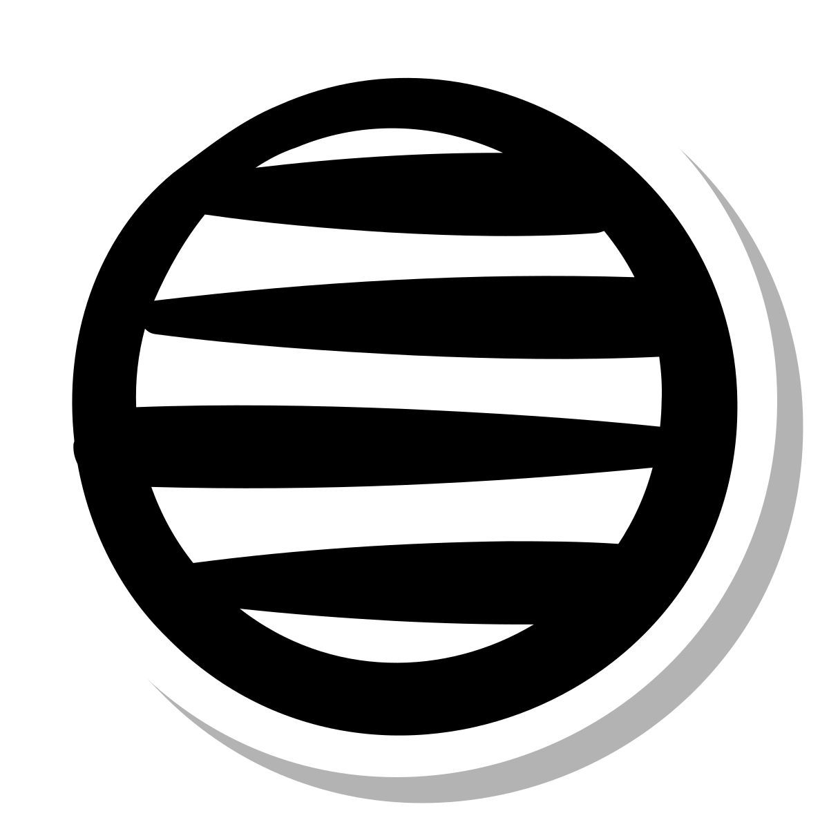 stickers duotone style latitud icon