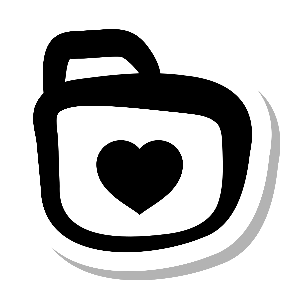 stickers duotone style likes folder icon