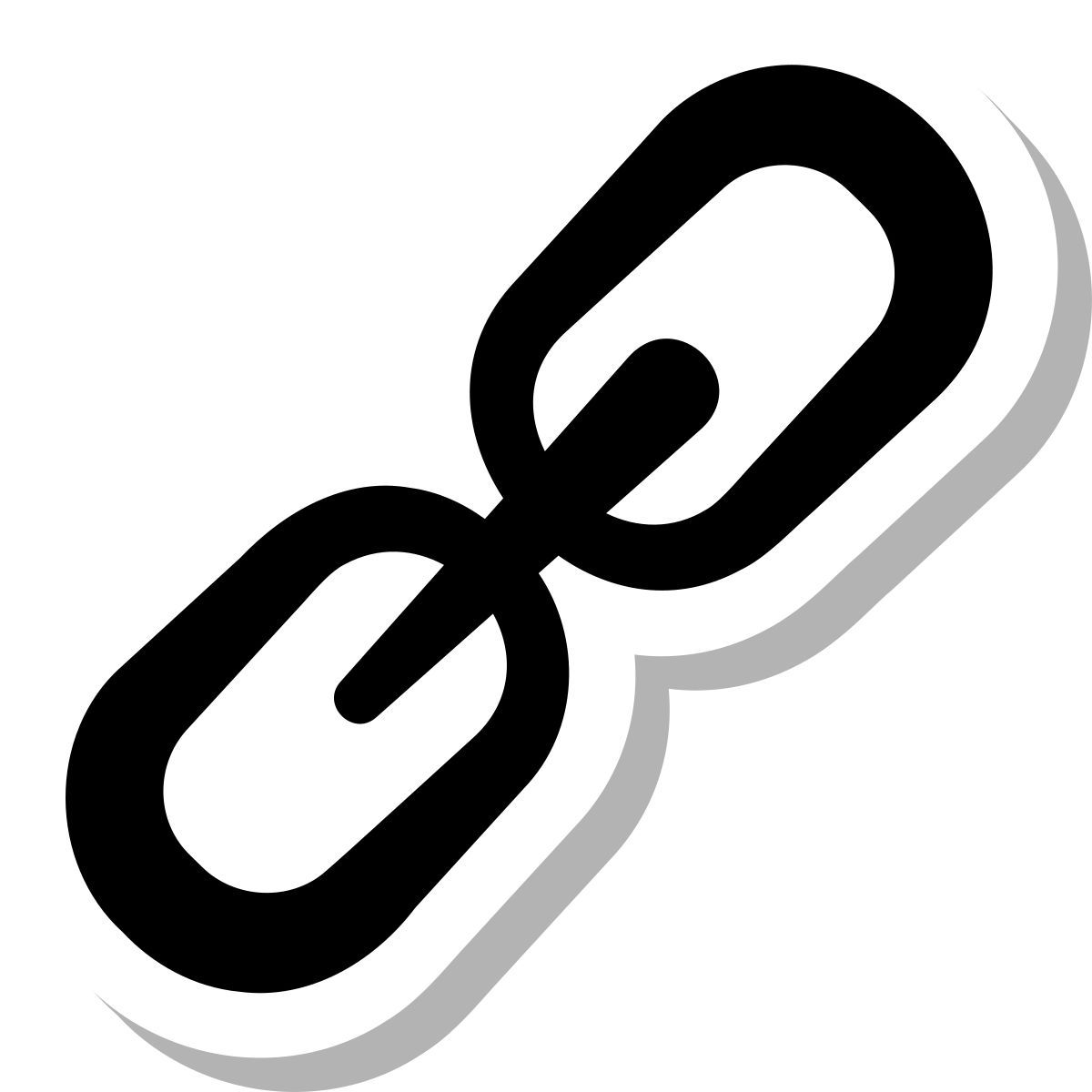 stickers duotone style collegamento icon