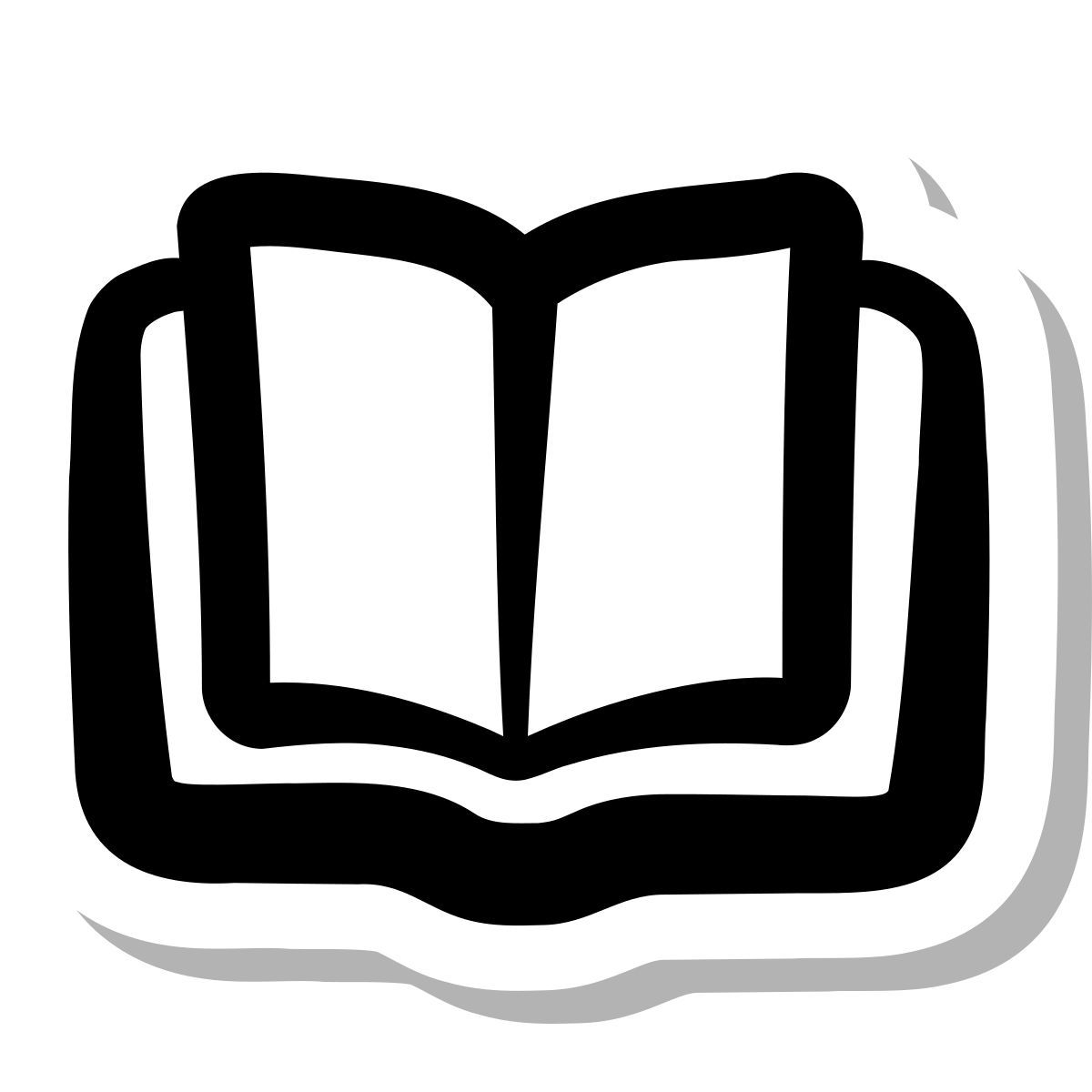 stickers duotone style 文学 icon