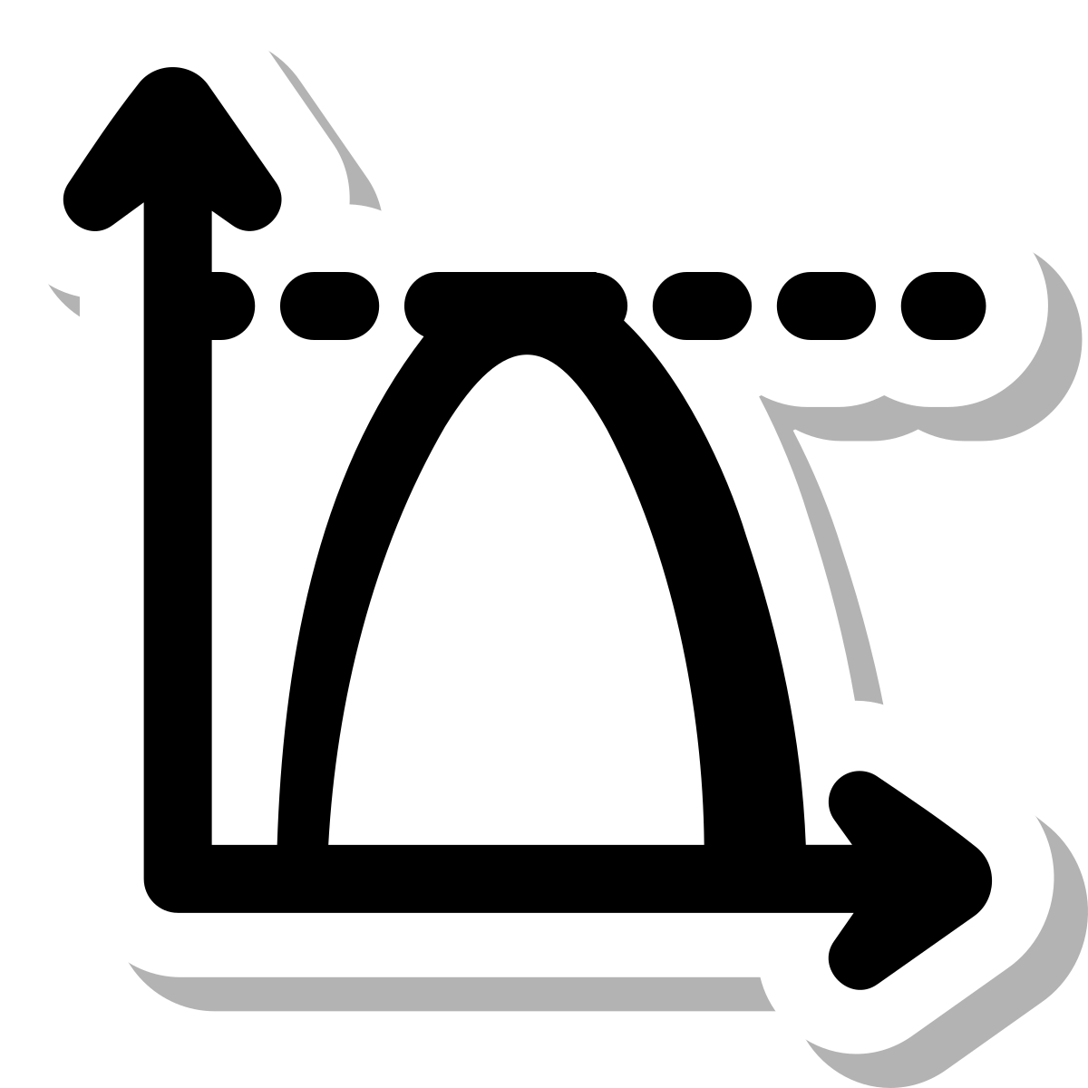 stickers duotone style maximum value icon