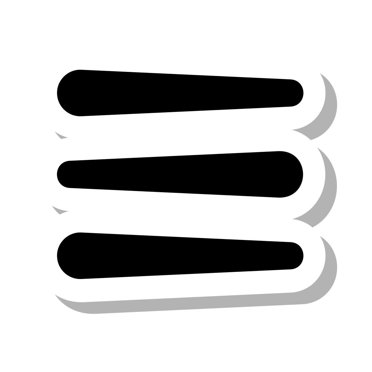 stickers duotone style menu icon