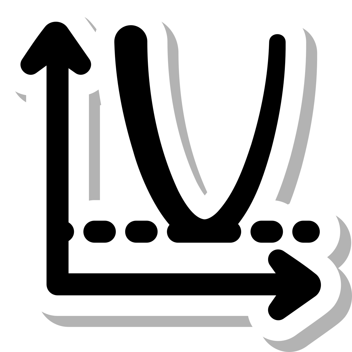 stickers duotone style minimum value icon