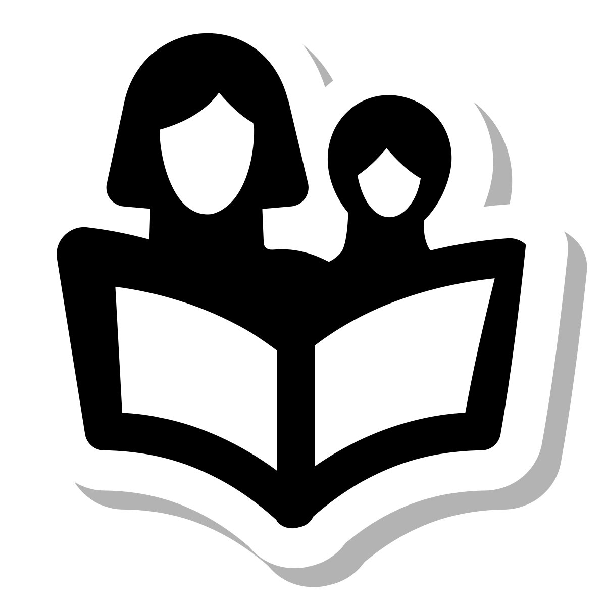 stickers duotone style mommy and me classes icon