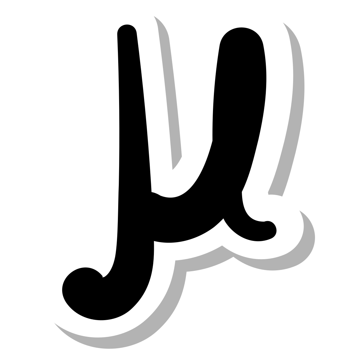 stickers duotone style mu icon