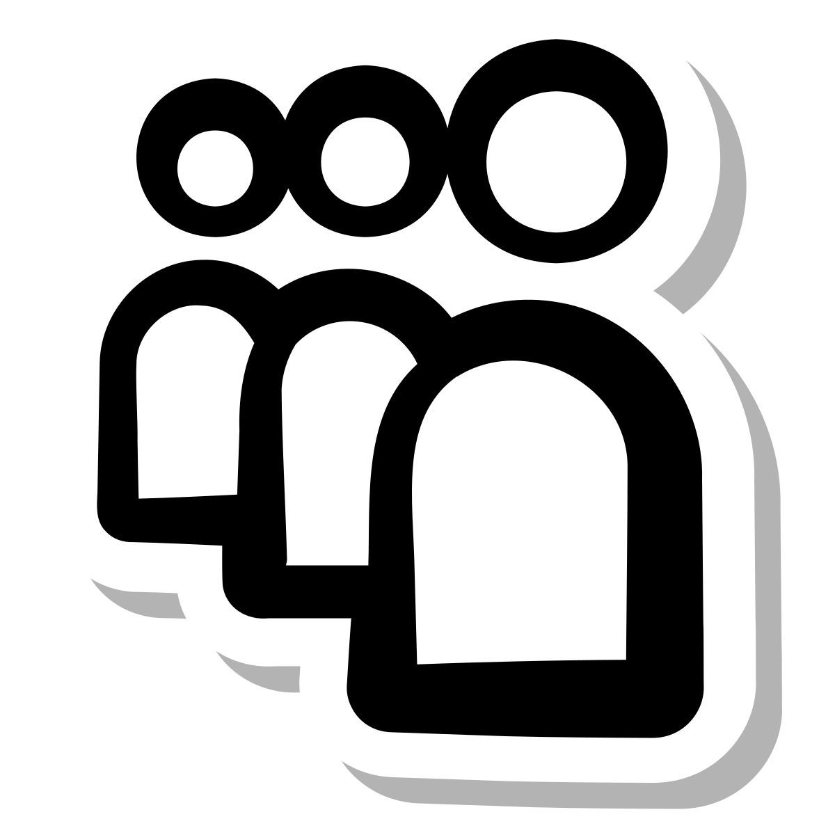 stickers duotone style myspace icon