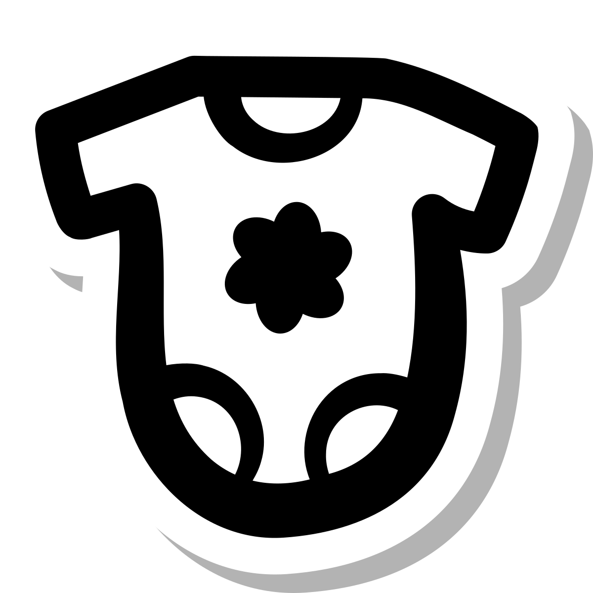 stickers duotone style onesie icon