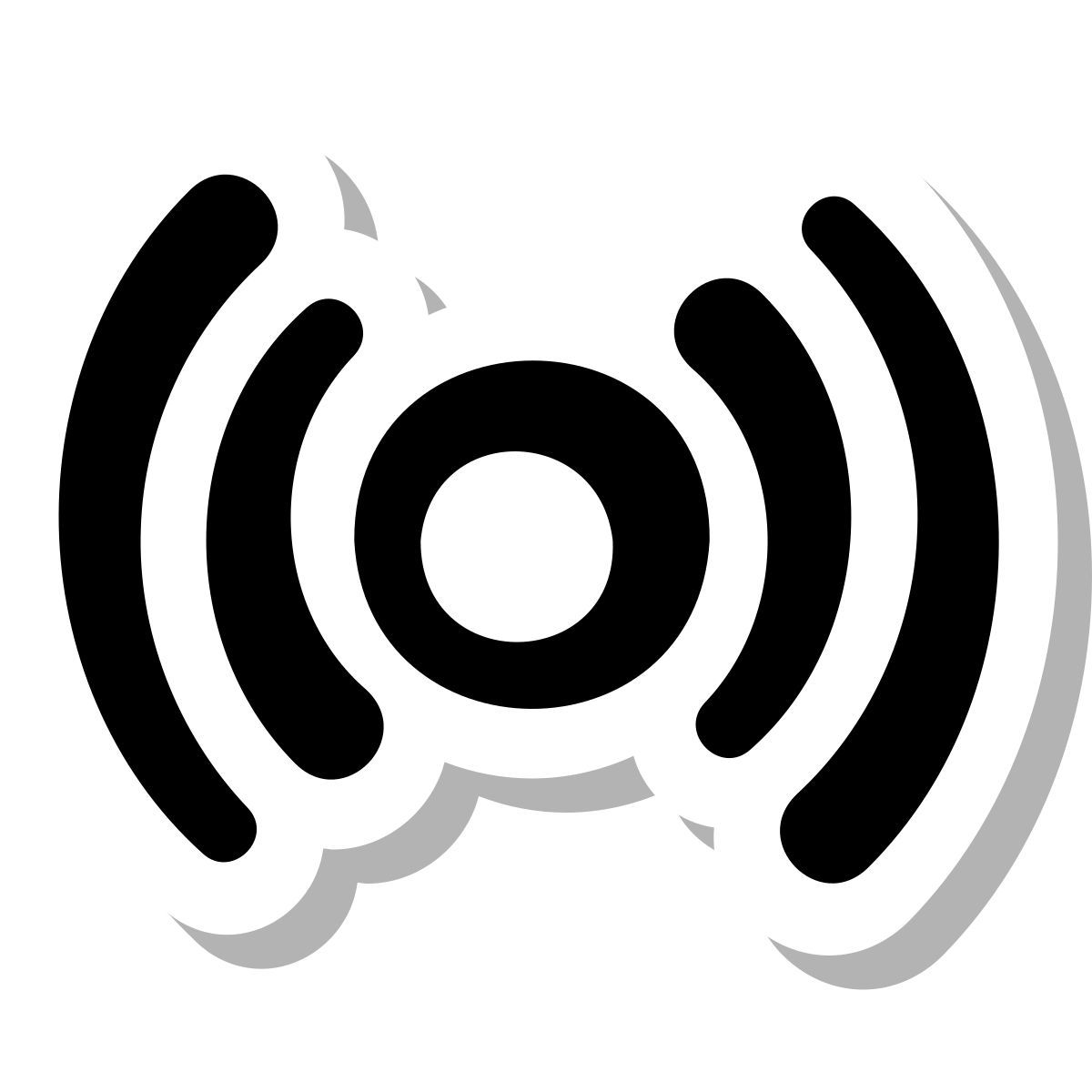 stickers duotone style collegato icon