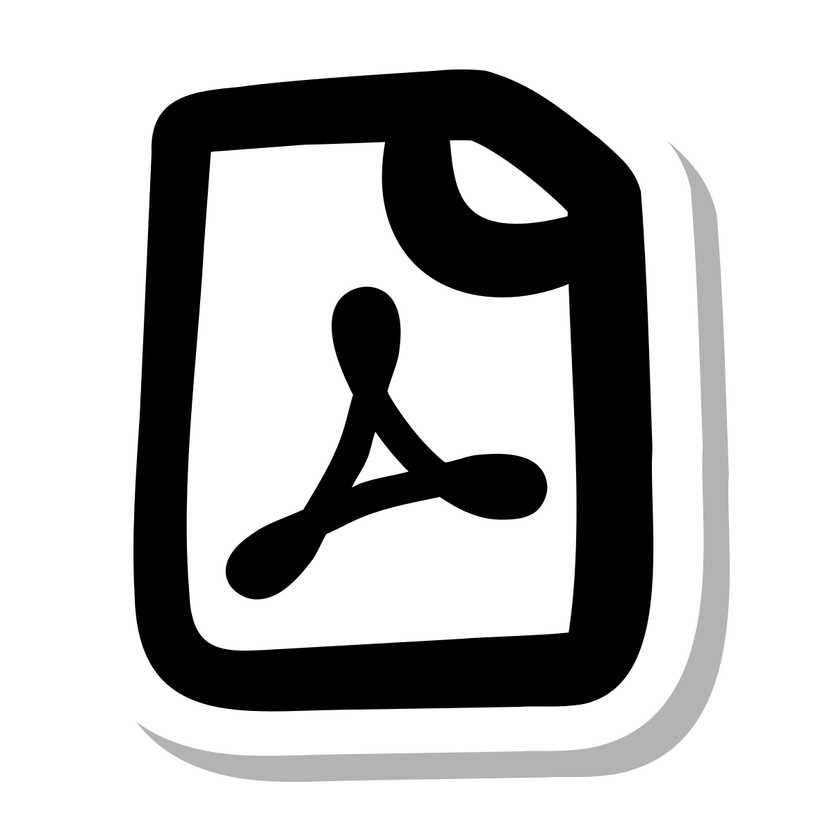 stickers duotone style pdf icon