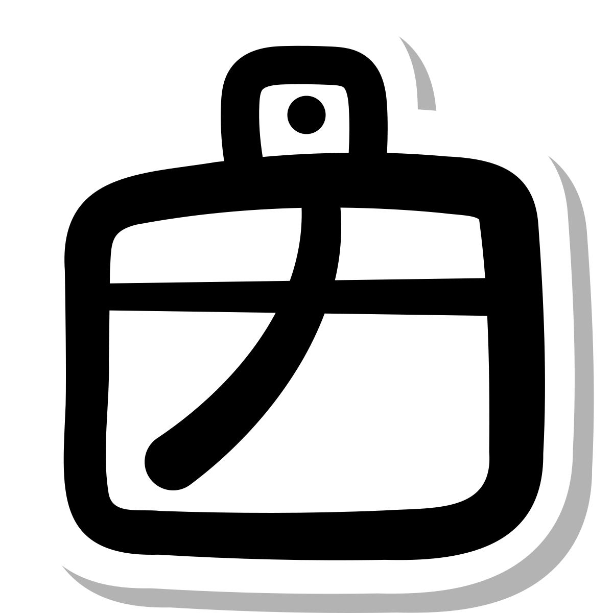 stickers duotone style perfume bottle icon