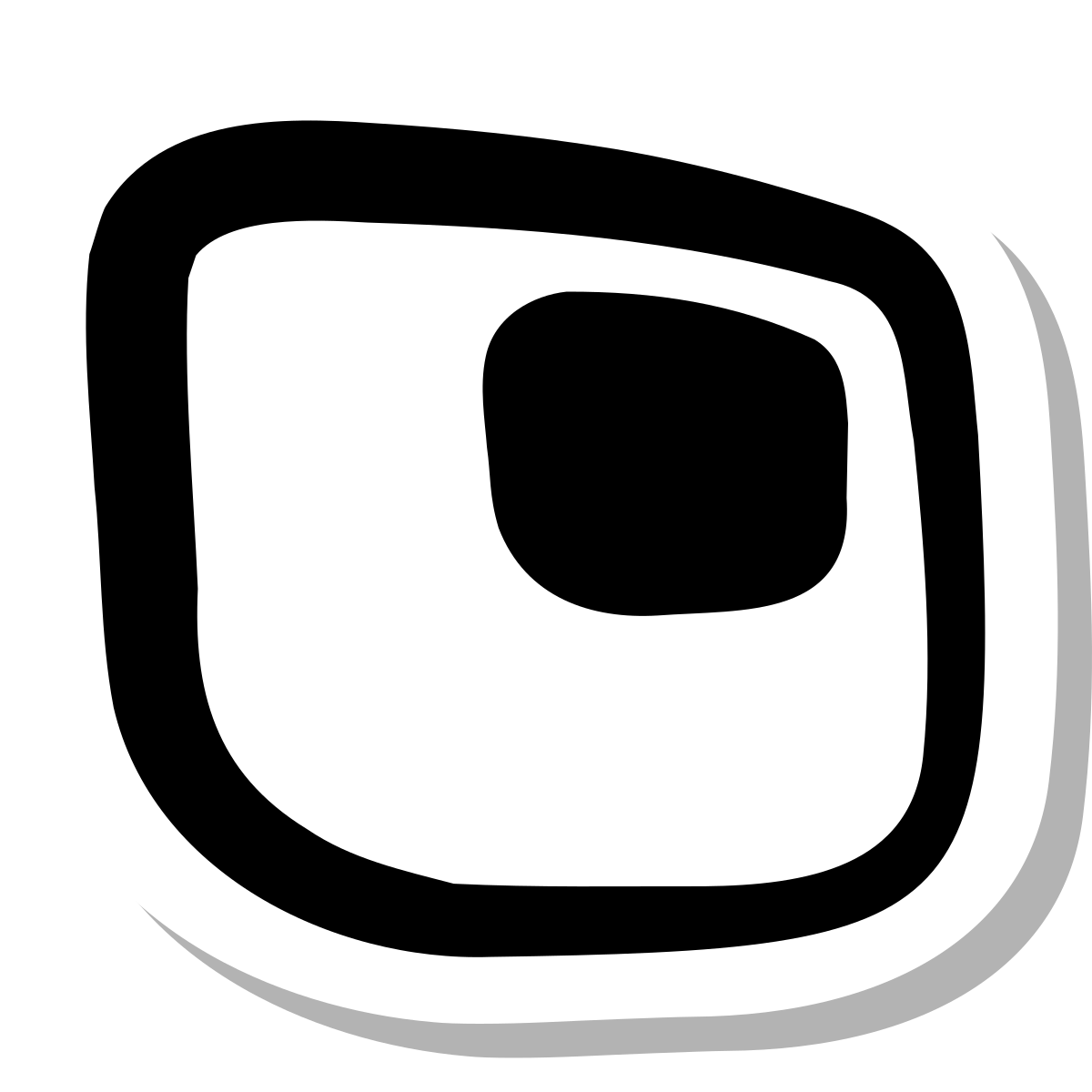 stickers duotone style picture in picture icon