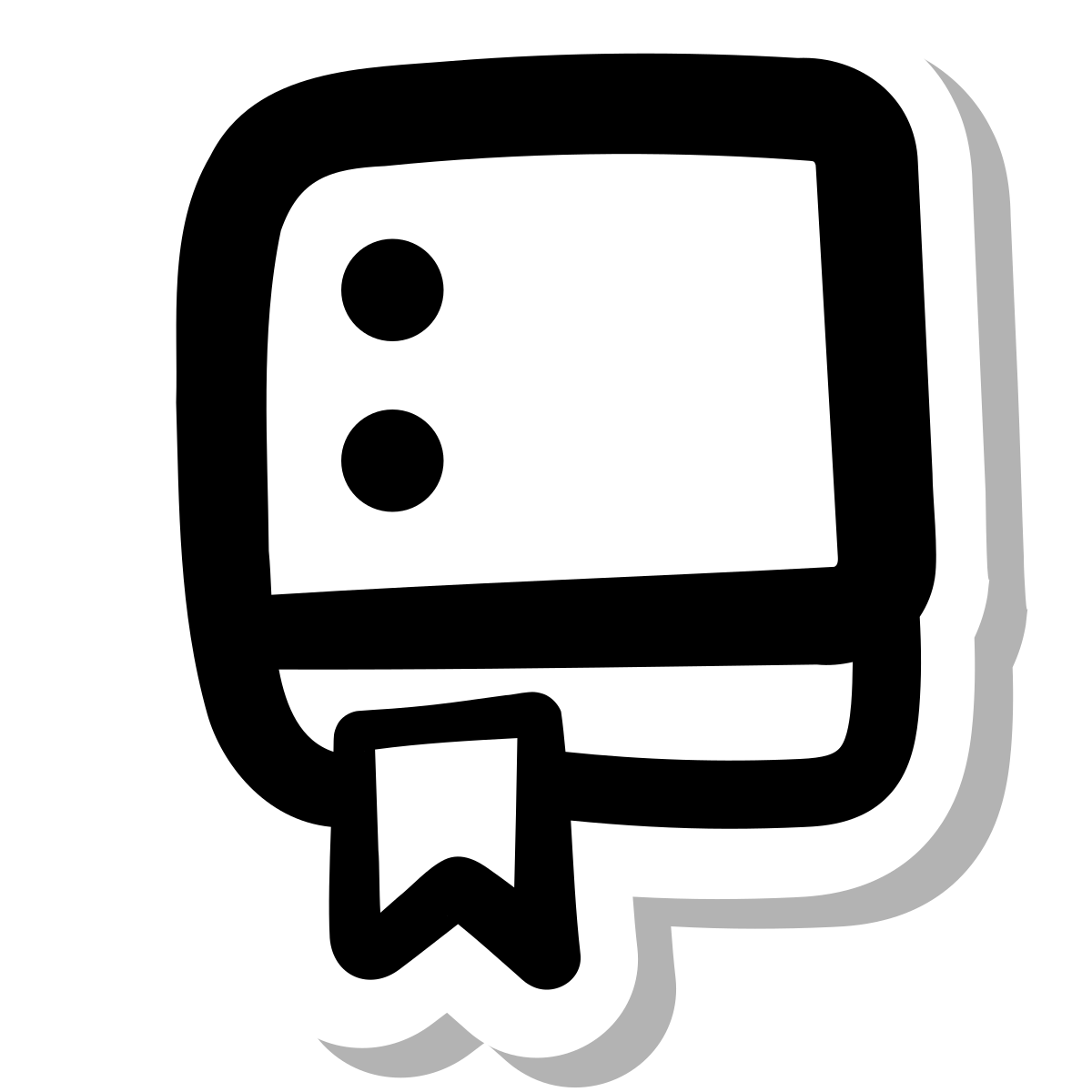 stickers duotone style repository icon