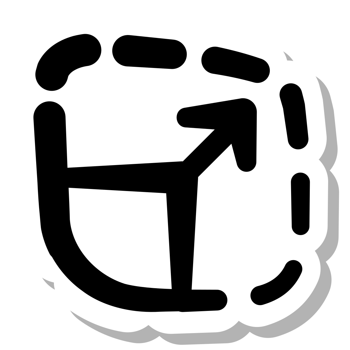 stickers duotone style resize icon
