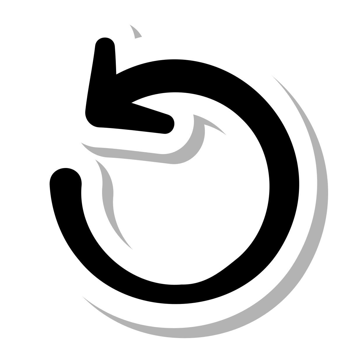 stickers duotone style rotate icon