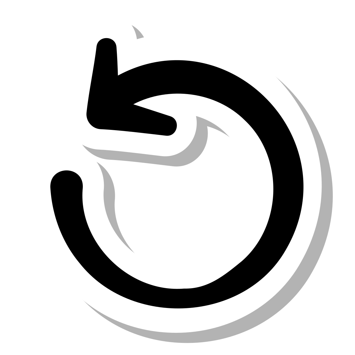 stickers duotone style rotate icon