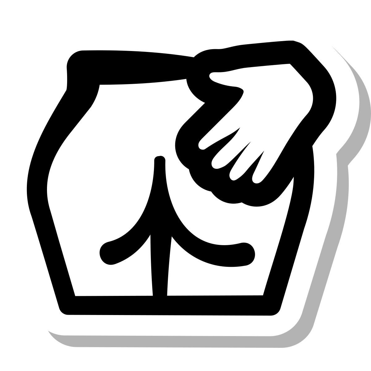 stickers duotone style 性犯罪者 icon