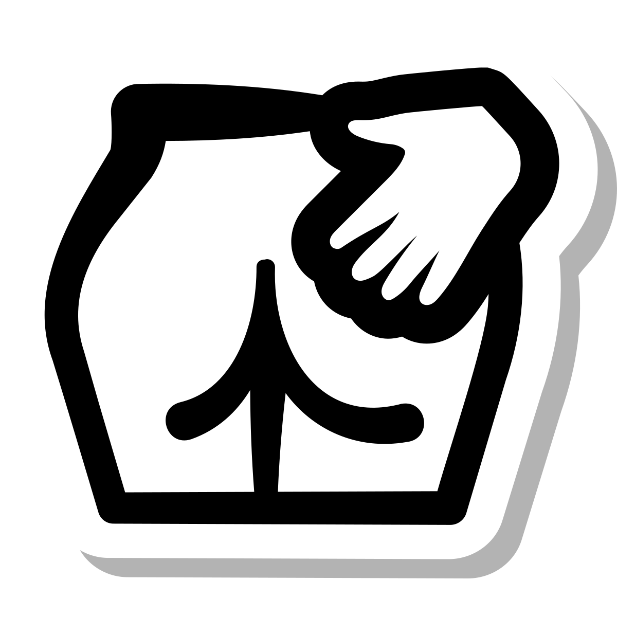 stickers duotone style sex offender icon