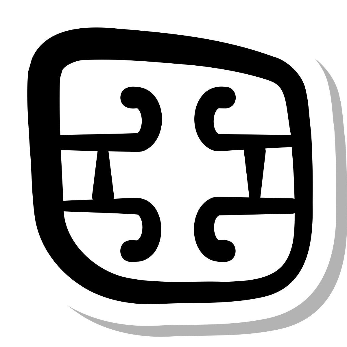 stickers duotone style sim卡芯片 icon