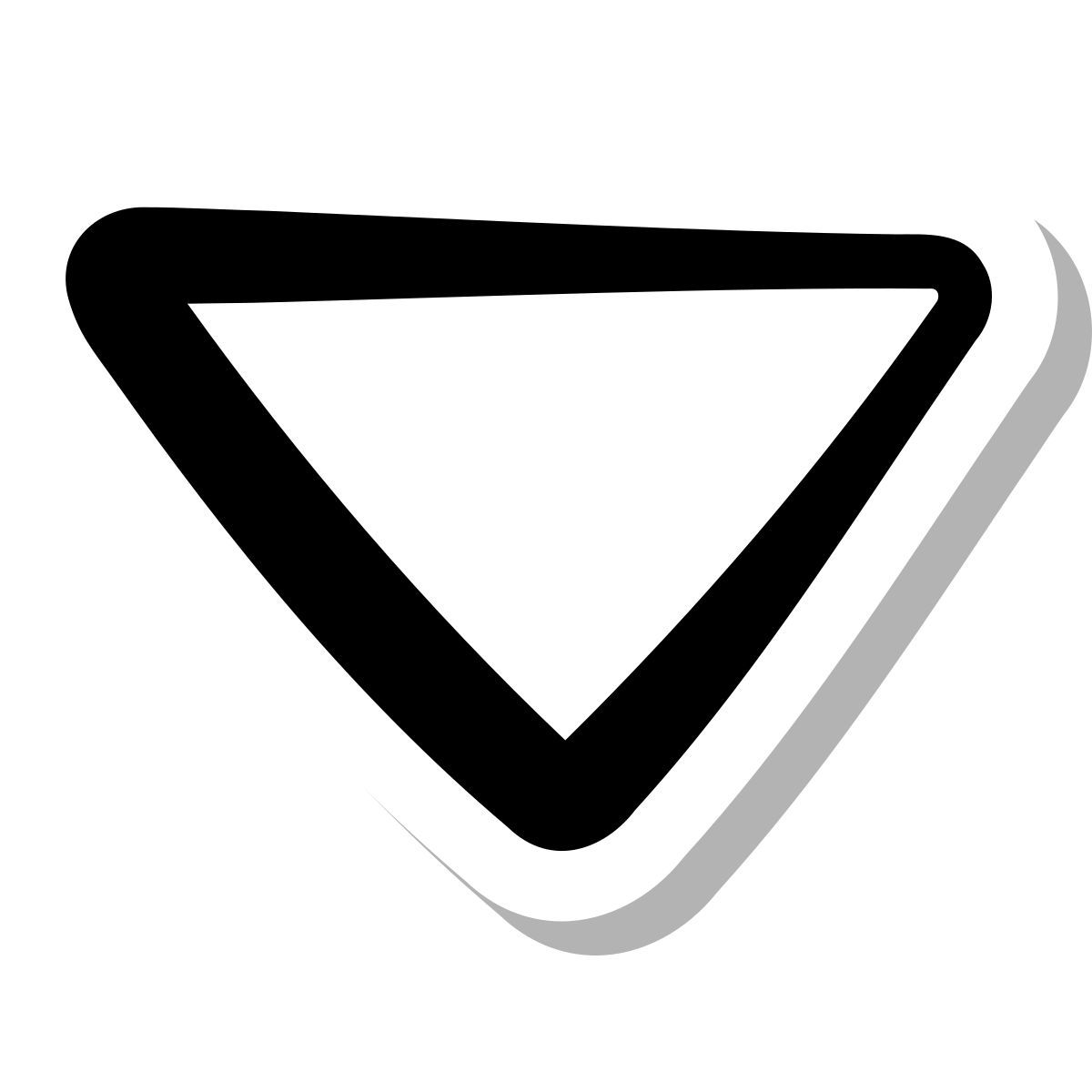 stickers duotone style sortieren runter icon