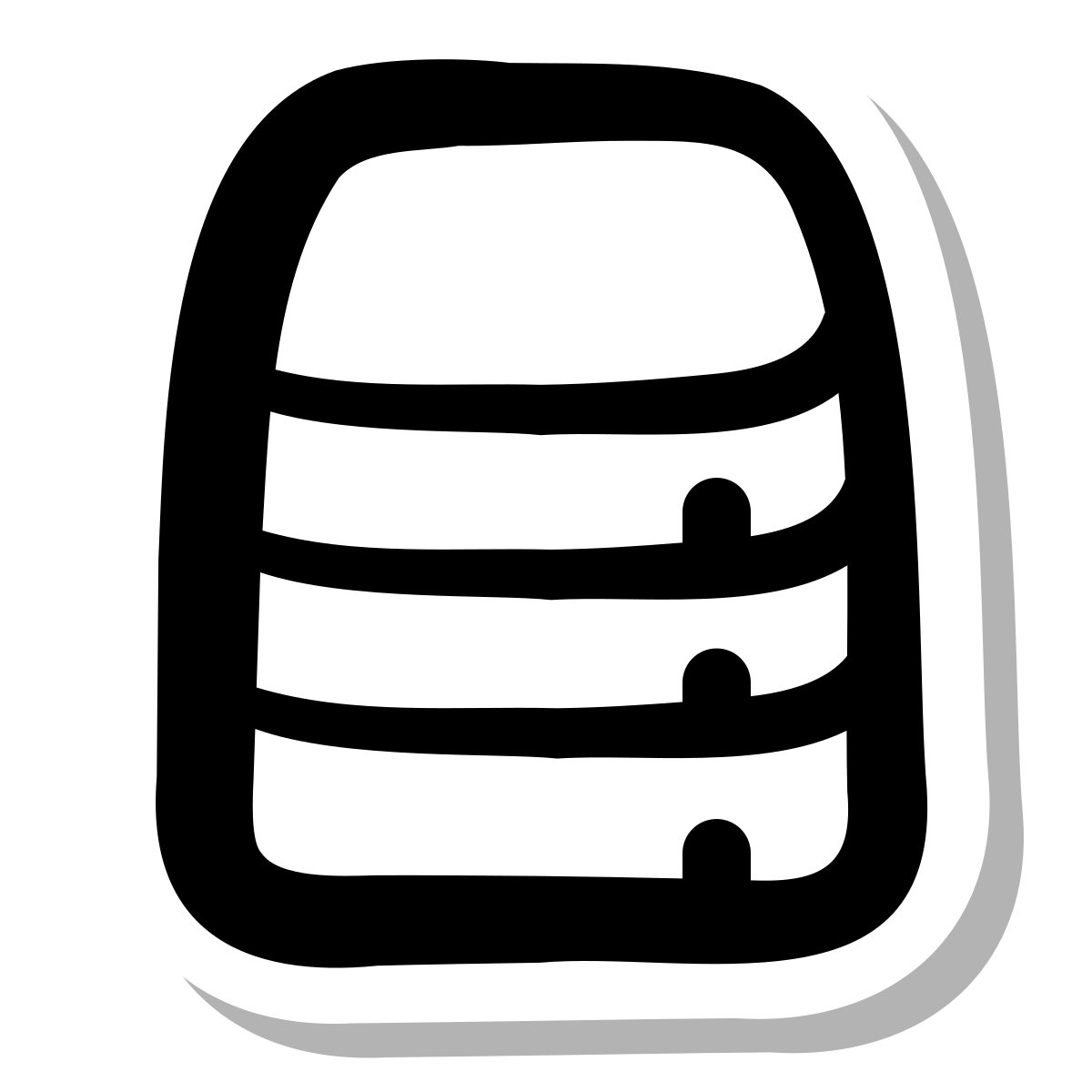 stickers duotone style stack icon