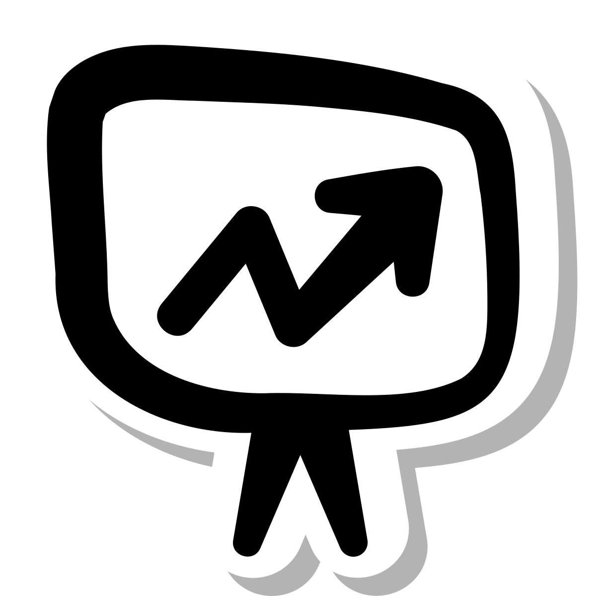 stickers duotone style statistics icon