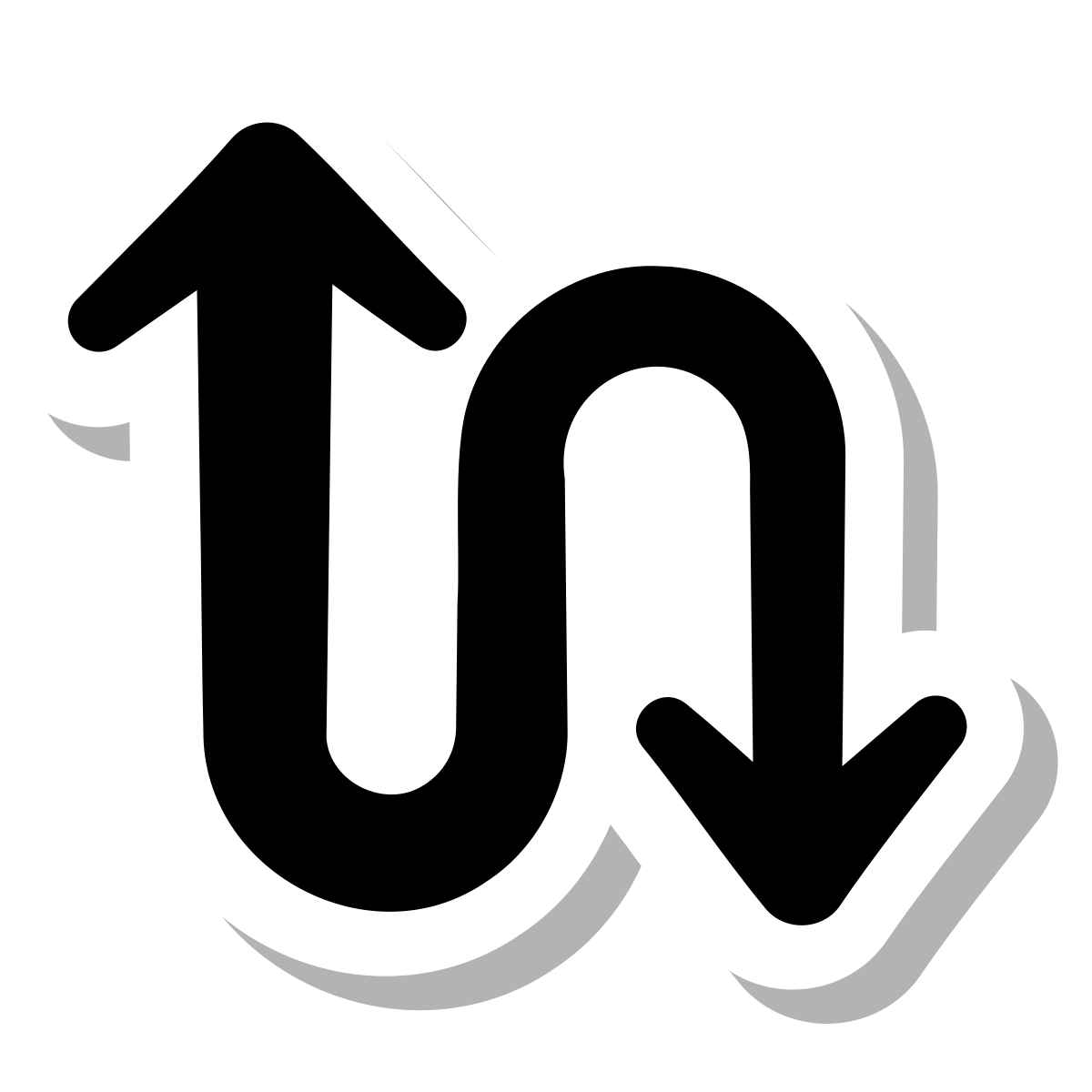 stickers duotone style swap icon