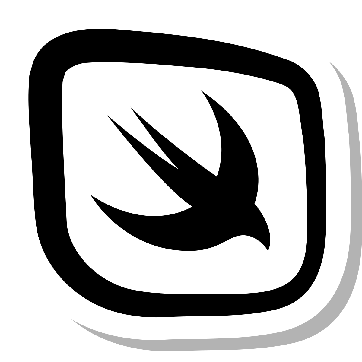 stickers duotone style swift icon