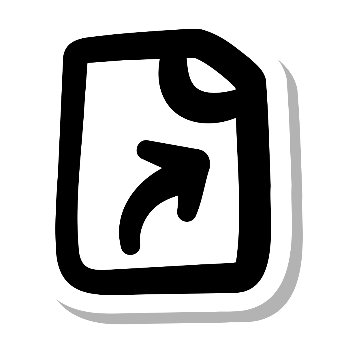 stickers duotone style symlink file icon