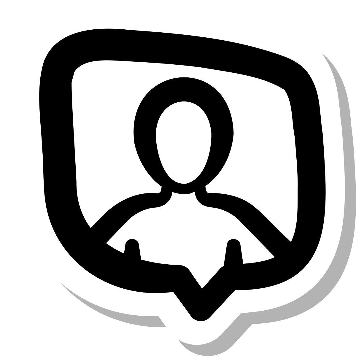 stickers duotone style user location icon