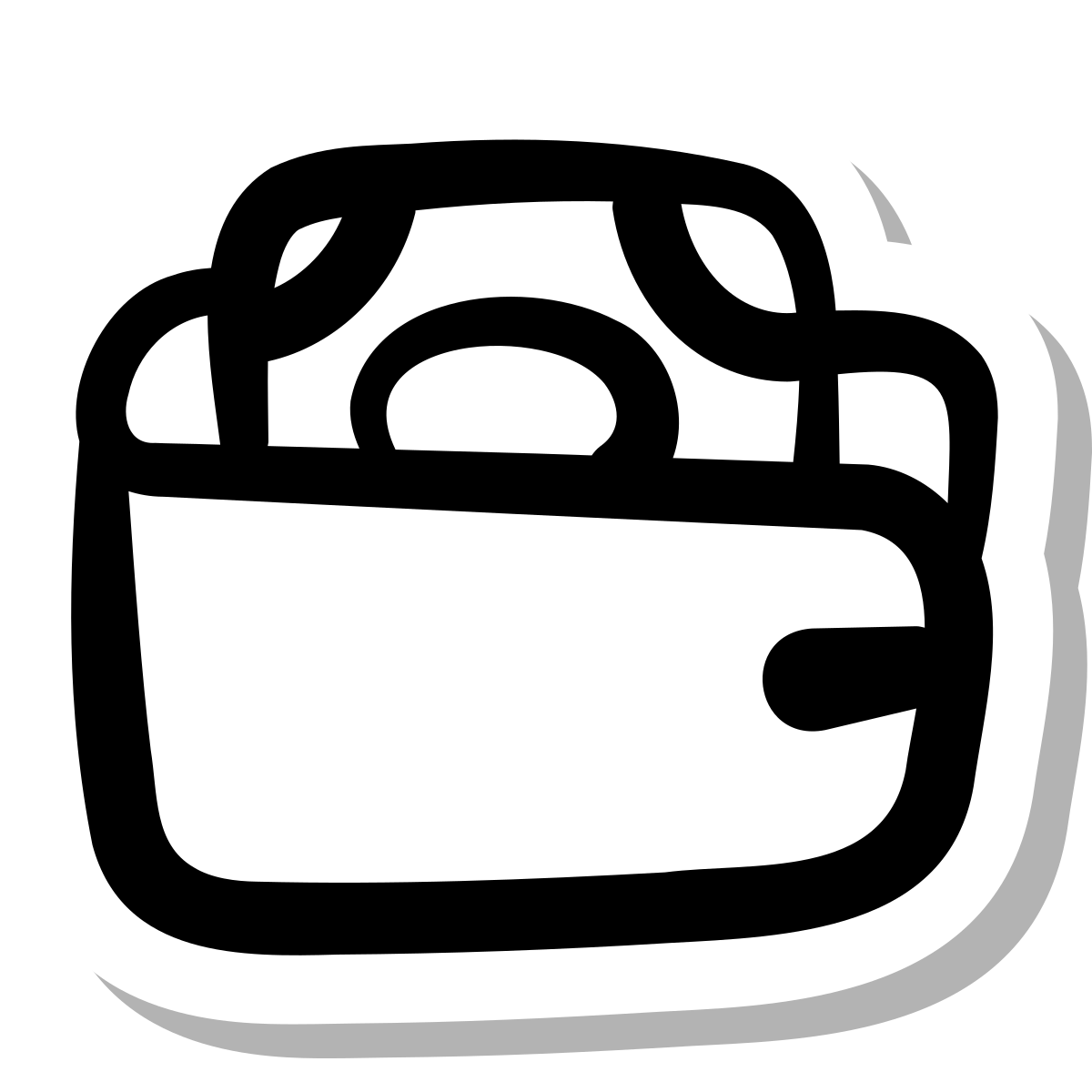 stickers duotone style wallet icon