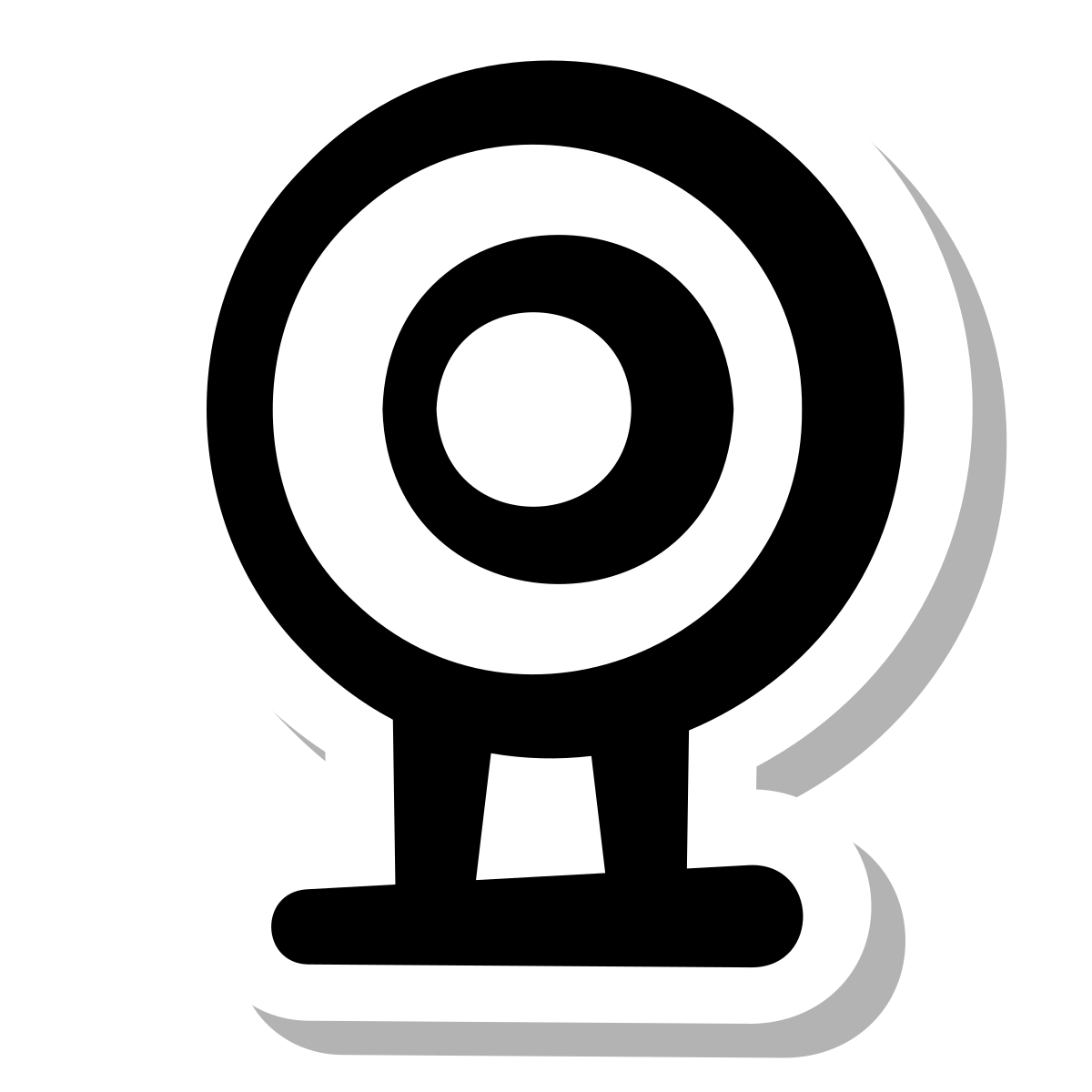 stickers duotone style webcam icon
