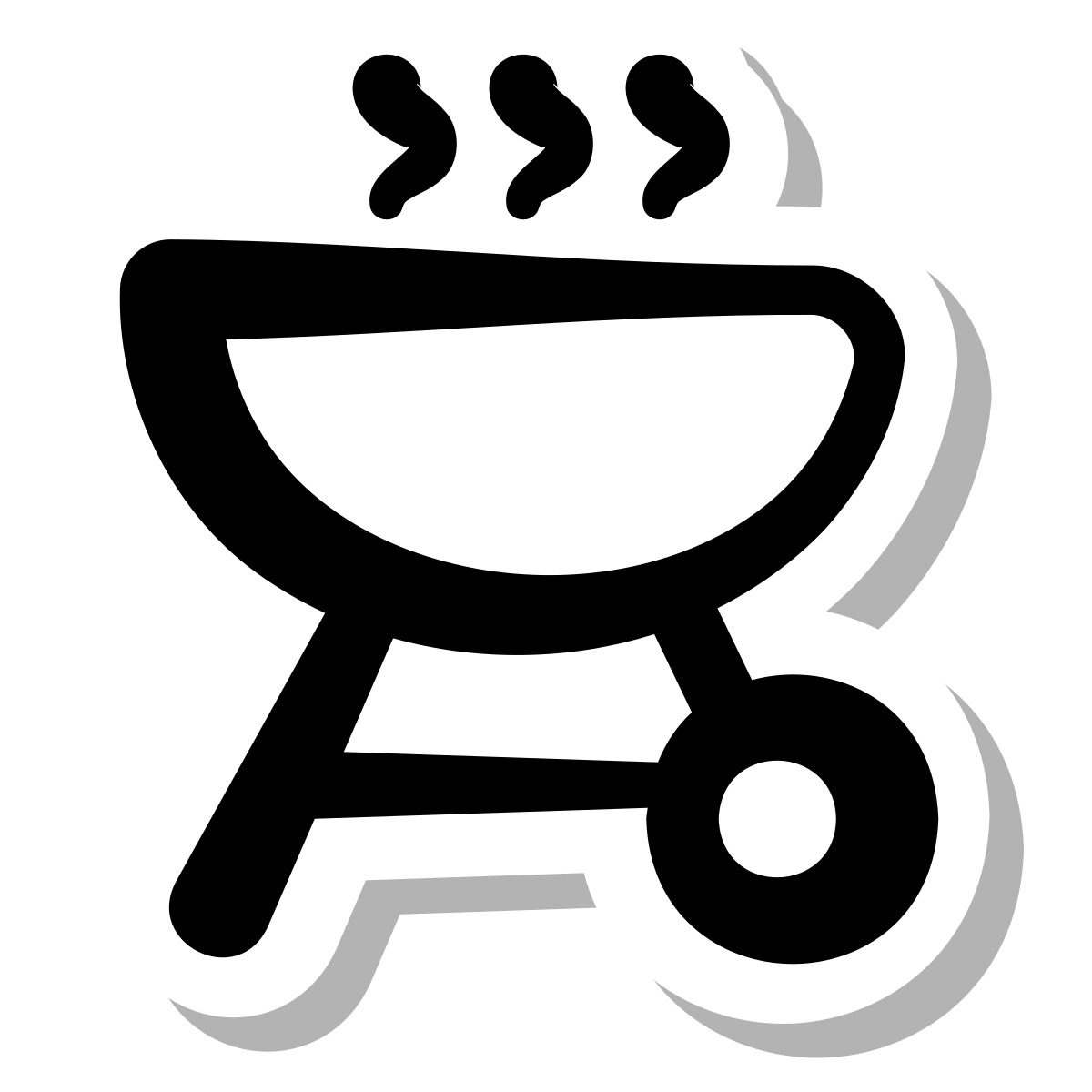 stickers duotone style weber icon