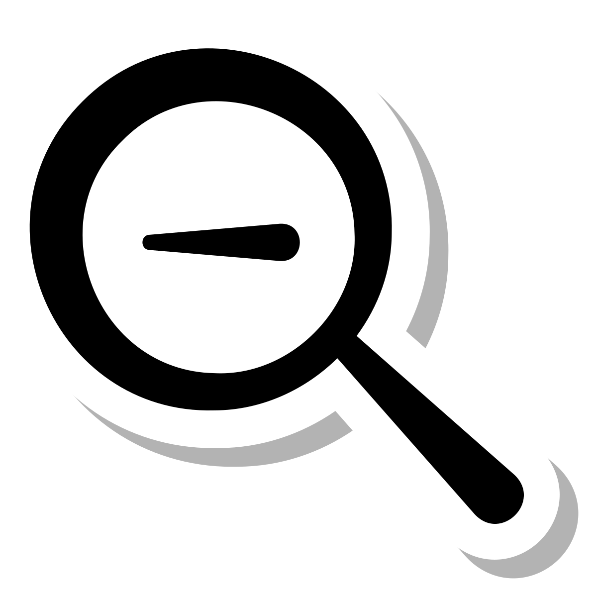 stickers duotone style zoom out icon