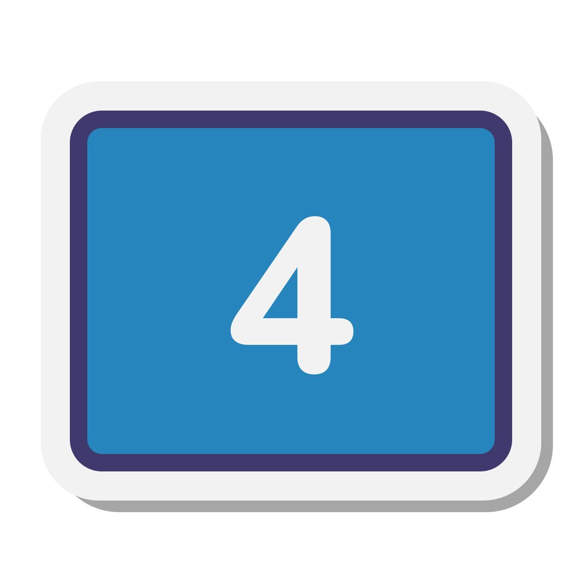 stickers style number 4 icon