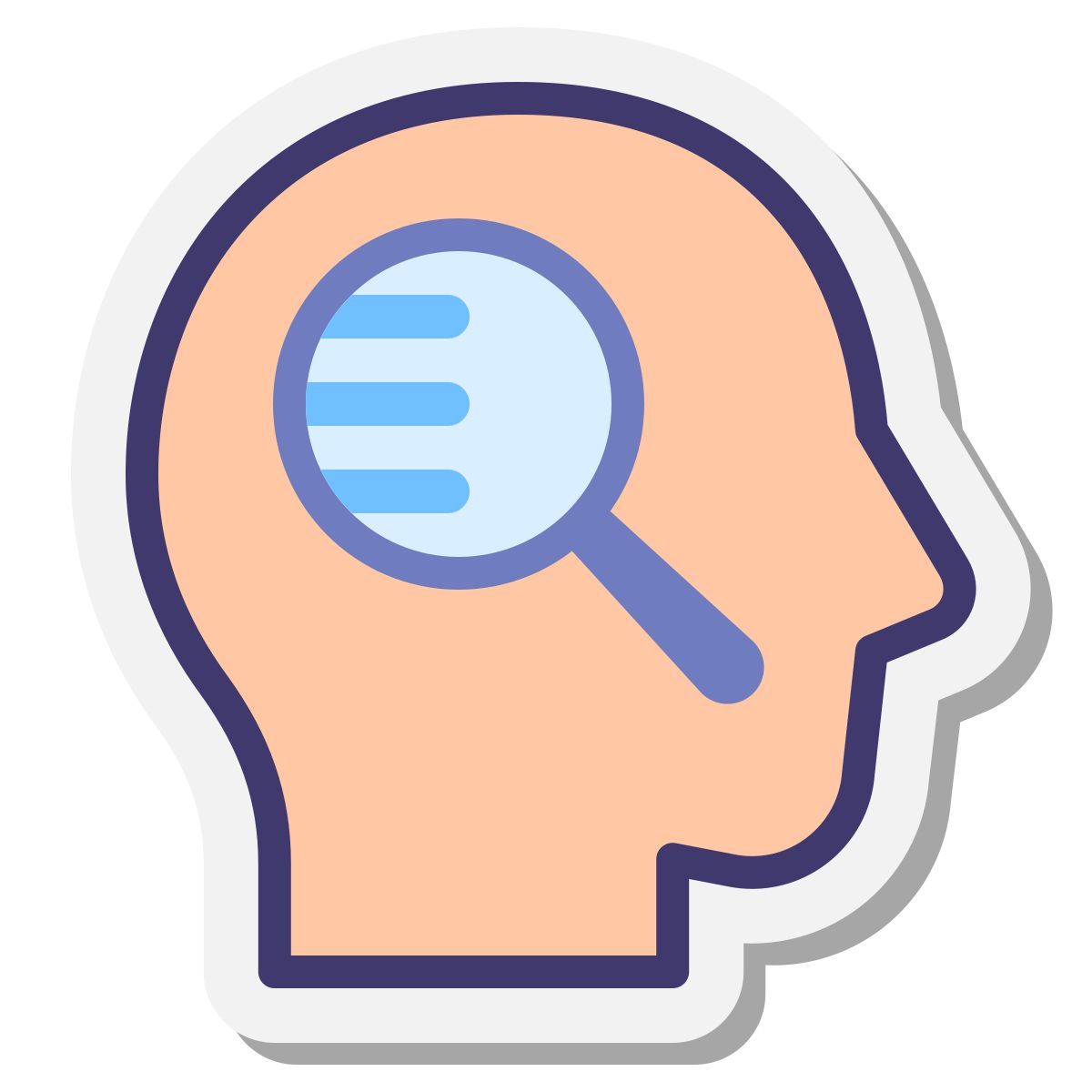 stickers style capacité à lire les clients icon