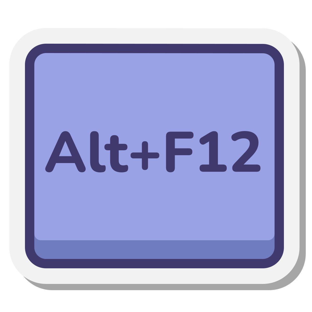 stickers style alt + f12 icon