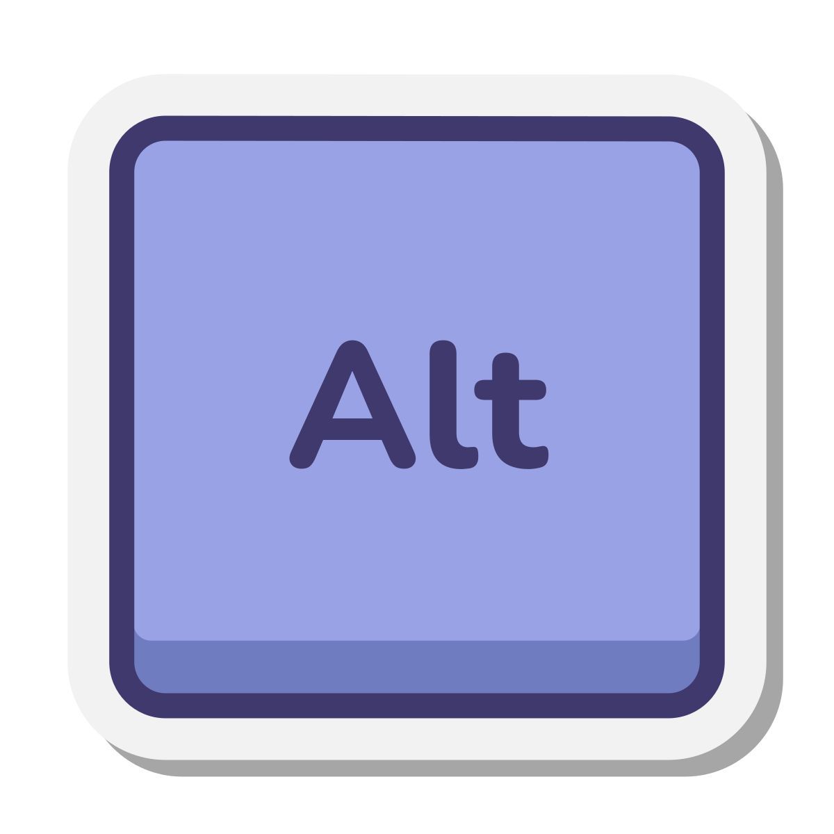 stickers style alt 키 icon