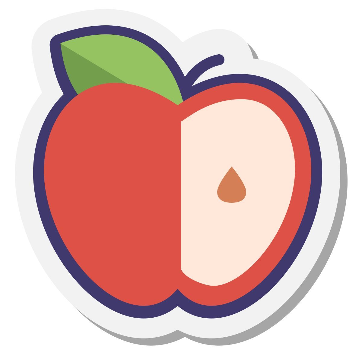 stickers style pomme icon