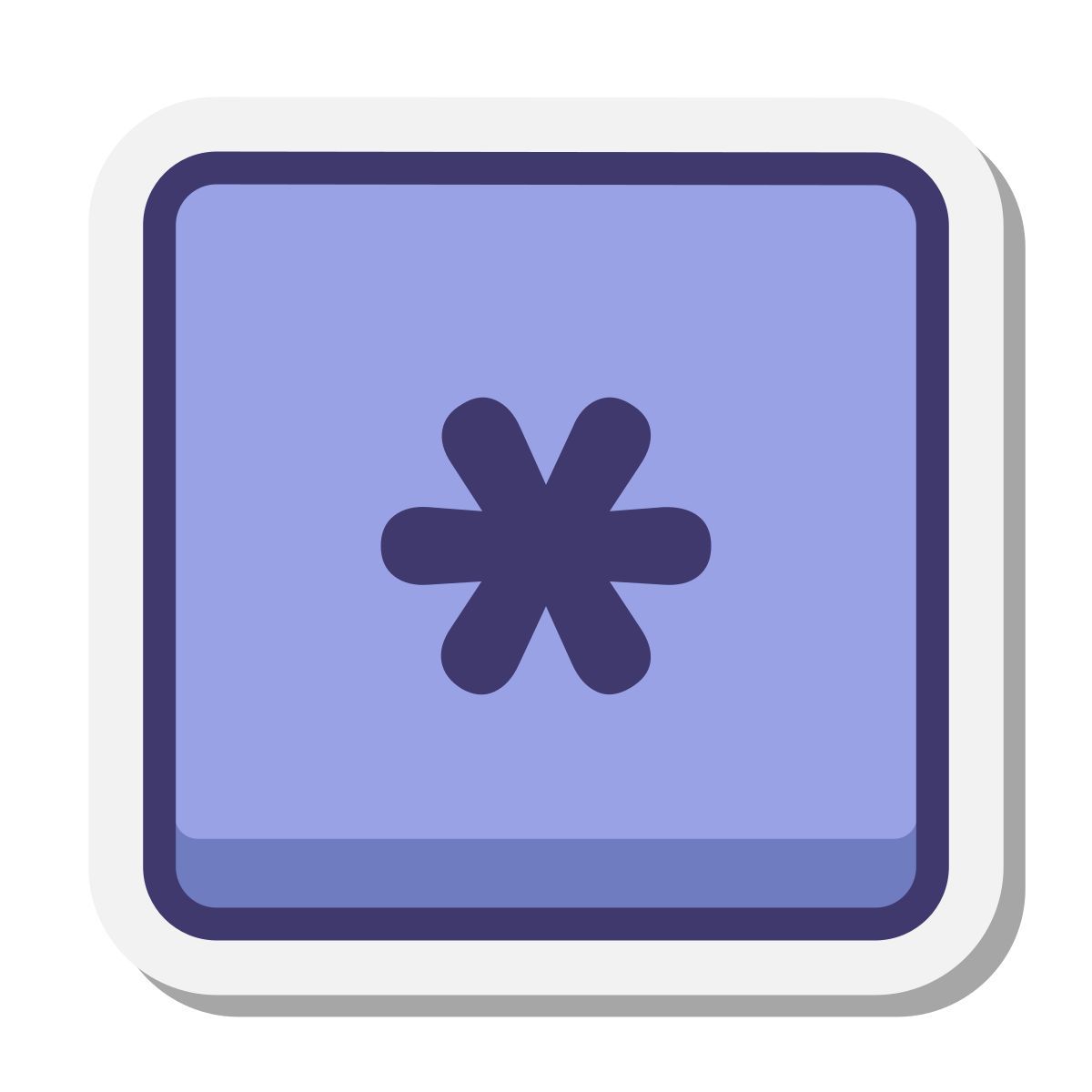 stickers style 星号键 icon